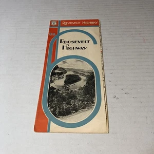 Vtg Brochure Map For Roosevelt Highway Pennsylvania USA KWZ - Picture 1 of 10