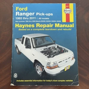 Haynes Repair Manual Ford Ranger Pick-ups 1993-2011 & Mazda B-Series - Foto 1 di 8