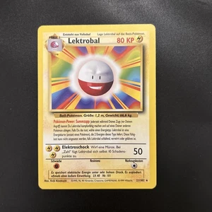 Pokémon Karte + Lektrobal + 21/102 + Pokemon Basis Set - Bild 1 von 2