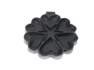 Art Smithy Cast Iron Star Hearts Chocolate Cookie Mold Black 6" - Picture 1 of 6