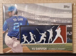 2018 Topps MLB Players Weekend Commemorative Patches Yu Darvish Los DODGERS - Picture 1 of 2