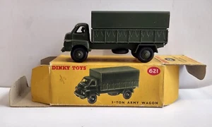 Dinky - Toys Military 621 Bedford Wagon Issued 1954-1963 near MINT BOXED - Picture 1 of 13