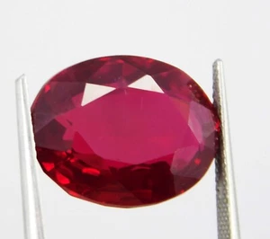 Certified 18.70 Ct Natural Burma Pigeon Blood Red Ruby Loose Gemstone Unheated - Picture 1 of 10
