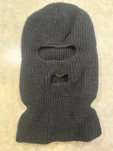 Berretto maschera sci 2 fori nero - Foto 1 di 2