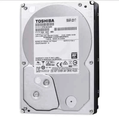 Toshiba 2TB DT01ACA200 7200RPM 64MB SATA 6Gb/s 3.5" Internal Desktop HDD PC CCTV - Image 1 of 4