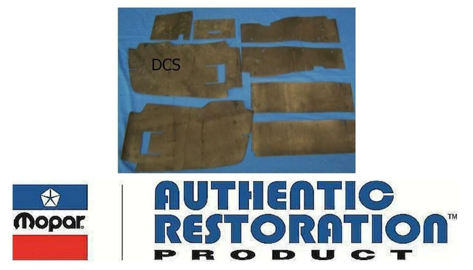 Dodge Daytona Charger 1969 cono de nariz reproducción de 8 piezas del kit de sellado original Foto 1 de 1