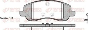 DODGE CALIBER JEEP COMPASS LANCIA FLAVIA CABRIO KIT PASTIGLIE FRENO ANTERIORI - Imagen 1 de 1