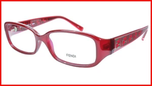 Marco de Gafas FENDI F983 (604) Mujer Acetato Rojo Hecho en Italia 53-15-130, 30 - Imagen 1 de 10