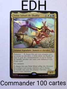 MTG Commander Deck Chevaliers Sidar Jabari de Zhalfir 100 Cartes Magic EDH - Zdjęcie 1 z 9