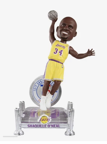 Shaquille O'Neal LA Lakers 75th Anniversary Bobblehead NIB! Ltd Ed 275 Shaq Cover