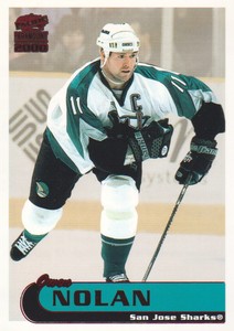 1999-00 Pacific Paramount Hockey Red #207 Owen Nolan San Jose Sharks