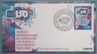 Guatemala 150 Years Of The UPU First Day Cover 2024-ZZIAA - Image 1 of 4
