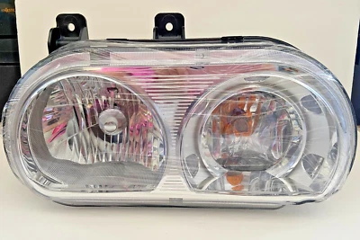 Faro halógeno delantero para 08-14 Dodge Challenger conductor izquierdo CAPA Foto 1 de 4