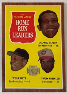 2002 Topps Archives #192 Willie Mays Frank Robinson Orlando Cepeda   M16 - Picture 1 of 2