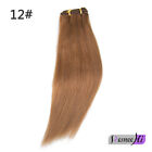 Long Silk Straight Ponytail Clip in Wrap Around 100% Real Human Hair Extensions