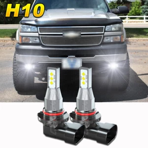 2x 6000K LED Fog Lights Bulbs Lamps For Chevy Silverado 1500 2500HD 2003-2006 - Picture 1 of 10
