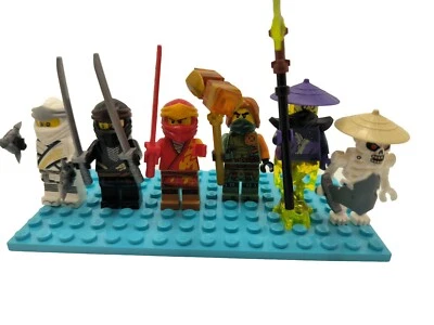 Lego Ninjago Minifiguren 6er Set Ronin Cole Ghost Kai Zane Skelett Konvolut - Bild 1 von 4