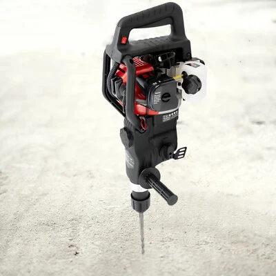 32.6CC 2 Stroke Petrol Hammer Drill Concrete Breaker Demolition Jackhammer 1800W - Image 1 of 4