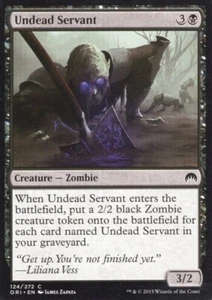 4X SIRVIENTE DE MUERTOS VIVIENTES 124/272 MÁGICOS ORÍGENES MTG MAGIC LP X4 - Imagen 1 de 1