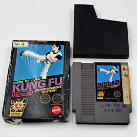 Kung Fu (NES) Mattel 5 Screw Variant - Canadian Hangtab Box - Tested Ex Rental