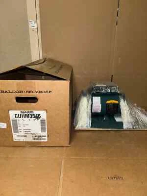 BALDOR CUHM3546 1-HP ELECTRIC MOTOR, 208-230-460 VAC, 1750-RPM, NEW-OPEN BOX! - Image 1 of 4