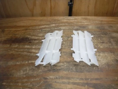 1996 KTM 125 EXC Radiator Rad Louver Guards Plastic Fenders - Image 1 of 4