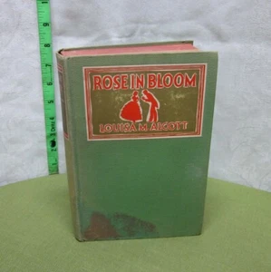 LOUISA ALCOTT Rose in Bloom beat-up Eight Cousins sequel Grosset & Dunlop 1918 - Picture 1 of 5