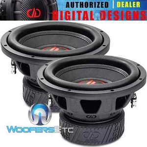 (2) DD AUDIO 310E-D4 10" CAR WOOFERS 1500W DUAL 4-OHM SUBWOOFERS BASS SPEAKERS - Picture 1 of 5