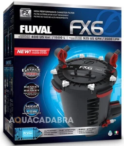 FLUVAL FX6 CANISTER FILTER EXTERNAL FILTRATION MEDIA FISH TANK AQUARIUM MARINE - Picture 1 of 9