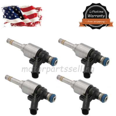 4x Inyector de combustible para Bosch Audi A4 A3 A5 TT VW CCTA GTI GLI Jetta EOS Tiguan CC  Foto 1 de 4