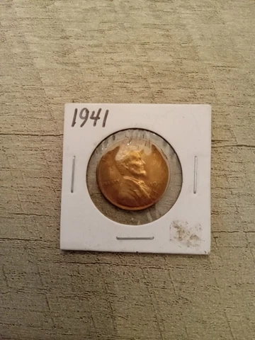 1941 Wheat Penny  No Mark L on Rim See Pics Oop Rare (Bin##1) Cover
