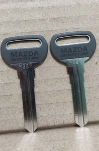 FOR MAZDA BLANK KEY (323/626/929/GLC/RX7/SAVANA/MX6/B SERIES/Capella/Protege) 2x - Picture 1 of 7
