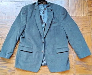 Lauren Ralph Lauren Corduroy Sport Coat Elbow Patches Muted Olive Green Sz 46 - Picture 1 of 11
