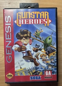 Sega Genesis - Gunstar Heroes - AUTHENTIC Box & Manual Only No Game - Picture 1 of 6