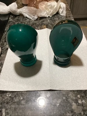 2 Emeralite Cover Lamp Bulb Half Shade - Image 1 of 4