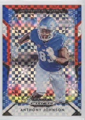 2019 Panini Prizm Draft Picks Red White & Blue /99 Anthony Johnson Rookie RC - Image 1 of 2