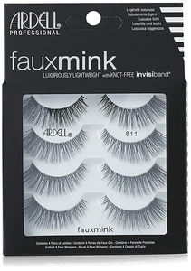 Faux Mink Lashes False Eyelashes 811 - Luxuriously Lightweight, Knot-Free Invisi - Picture 1 of 12