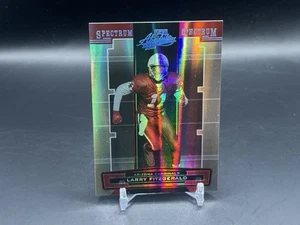 2005 Playoff Absolute Football Larry Fitzgerald #4 Spectrum Platinum 1/1 - Picture 1 of 2
