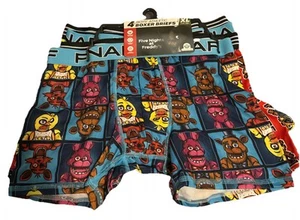 Boys 4 pack Athletic Boxer Briefs Five Nights At Freddy’s Size Xl 14/16 - Picture 1 of 4
