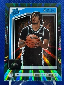 Stephon Castle 2024 Donruss Verde Holo Clasificado Láser Novato (RC) #244 Espuelas - Imagen 1 de 2