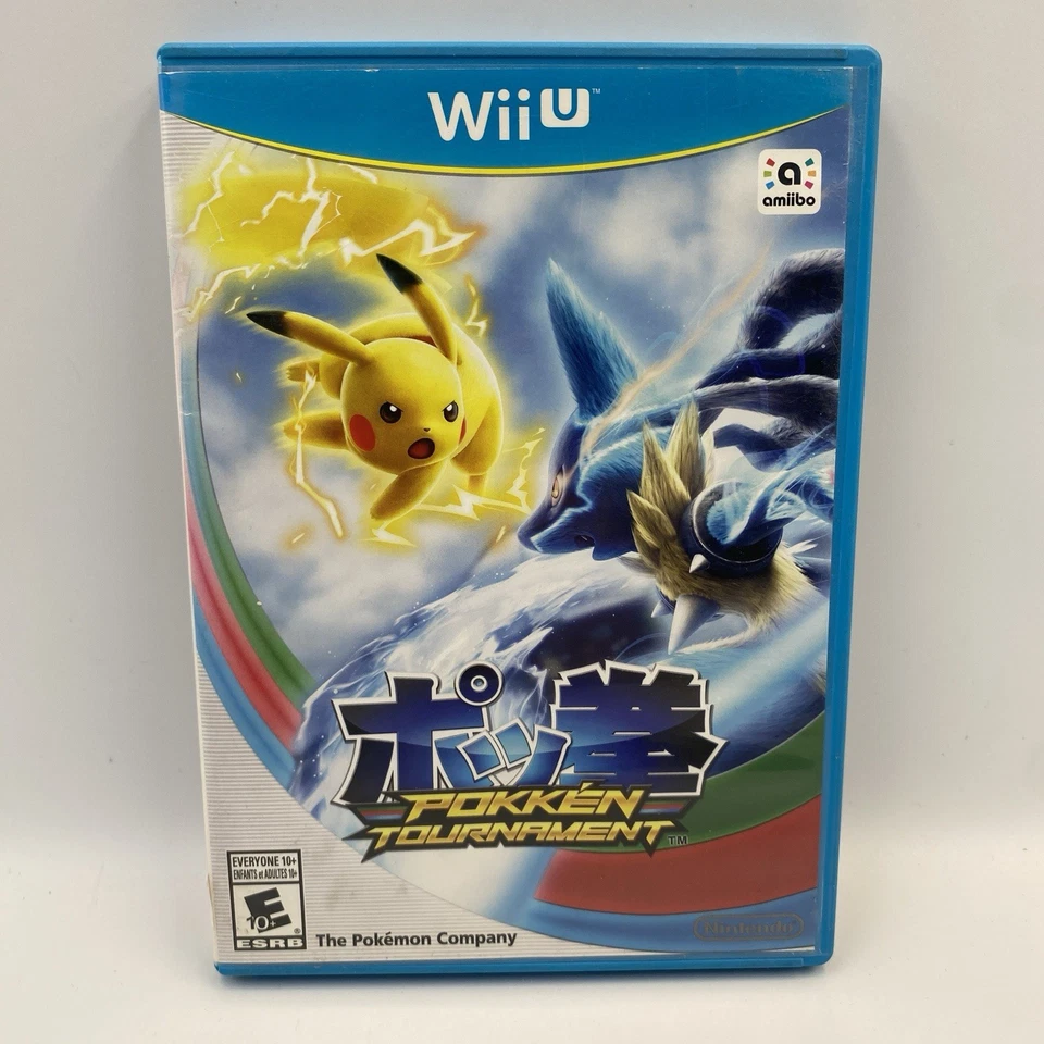 Pokken Tournament : Wii U Game NTSC U/C Tested & Working - Image 1 of 4