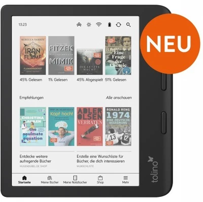 Tolino Vision Color – 7" eBook-Reader mit Farb-Display, 32 GB, WLAN & Bluetooth