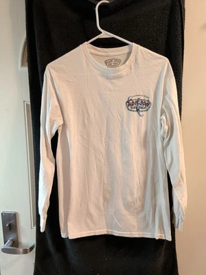 Tienda de surf vintage para hombre Ron Jon Clearwater Beach talla mediana blanca hecha en... Foto 1 de 4