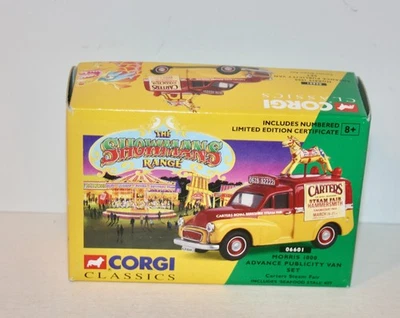 Corgi Showman's Range Morris 1000 Advance Publicity Van Set 06601 NIB - Image 1 of 4