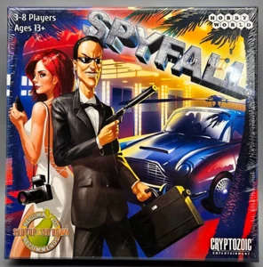 SPYFALL Hobby World Cryptozoic Entertainment A Psychological Card Game 2015 NOS - Picture 1 of 6