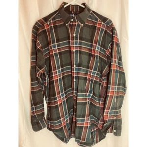 Ralph Lauren Mens Blaire Button Down Shirt Multicolor Plaid Long Sleeve Pocket M - Picture 1 of 4
