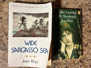2 Book Lot Jean Rhys Wide Sargasso Sea After Leaving Mr Mackenzie Paperback - Picture 1 of 4