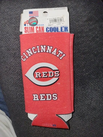 CINCINNATI REDS 12oz. SLIM CAN COOLER CAN HOLDER NEW 👀 ⚾ Cover