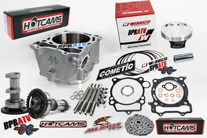 YFZ450 Big Bore Kit 98mm Stage 1 Hot Cams Wiseco Piston Cometic & Titanium Studs - Picture 1 of 24
