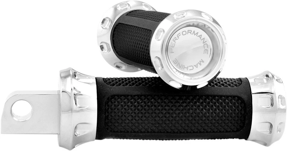 Performance Machine 0035-1158-CH PM Overdrive Foot Peg Set, Universal, CHROME - Image 1 of 1